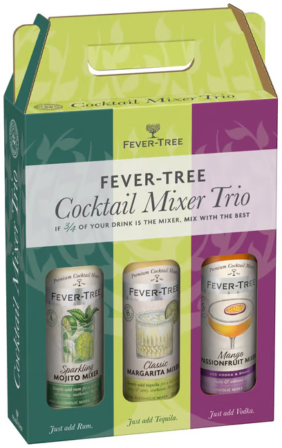 Tree Ripe Cocktail Mixes Fever Tree Cocktail Mixer Gift Pack 3 x 500ml