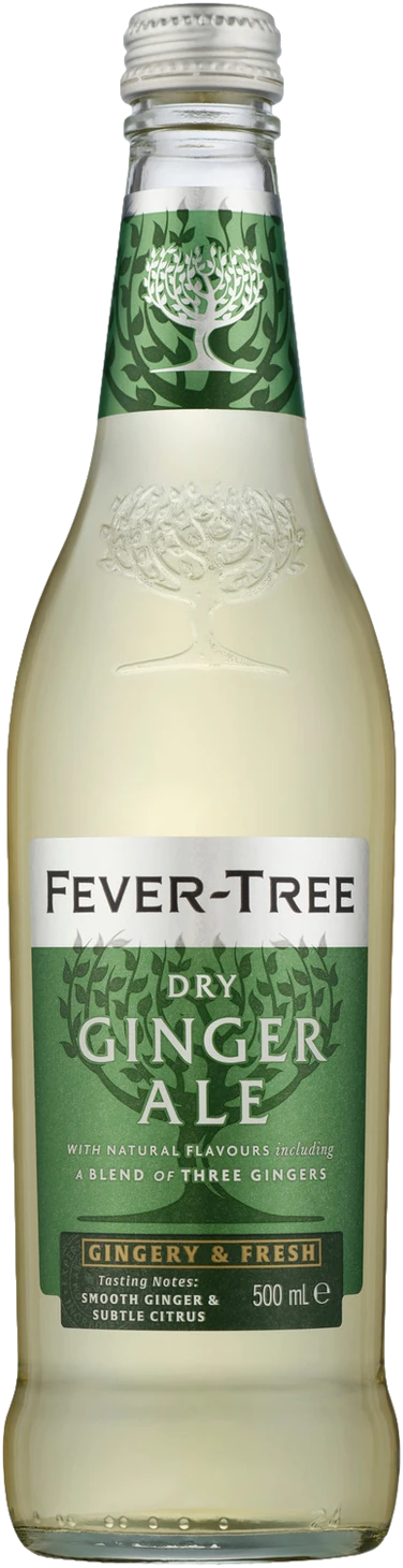 Fever Tree Ginger Ale 8 Pack Bottles 500ml