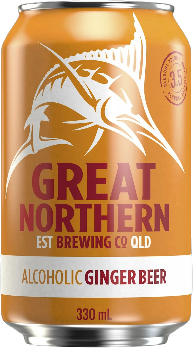 Great Northern Brewing Co Ginger Beer 3.5% 24 Pack Cans 330ml