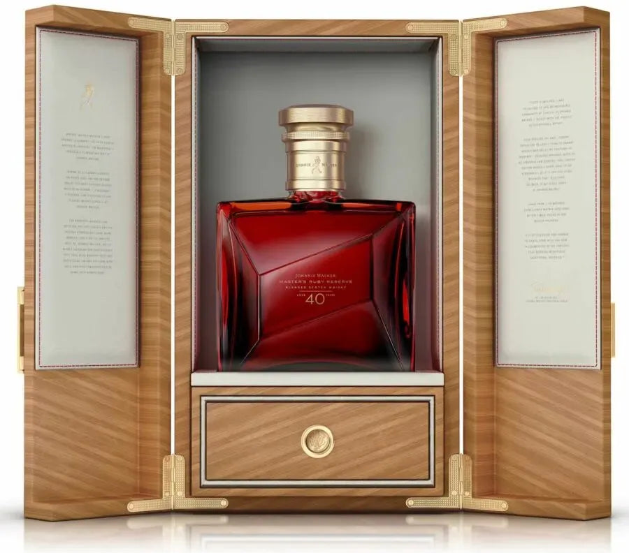 Buy Johnnie Walker 40 Year Old Ruby Reserve Blended Scotch Whisky 700ml Online at Bottle Stop
