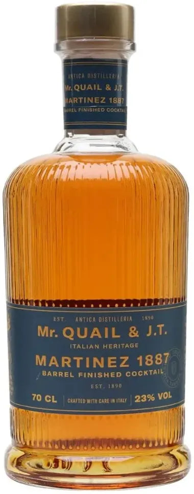 Buy Mr Quail & J.T. Martinez 1887 Barrel Finished Cocktail 700ml Online at Bottle Stop