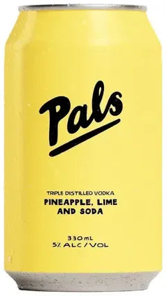 Buy Pals Vodka Pineapple Lime & Soda 330ml Online at Bottle Stop