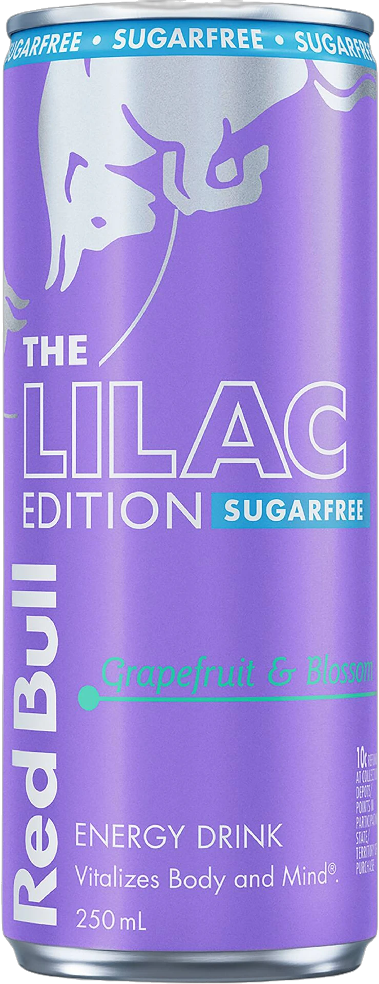 Red Bull Energy Drink Sugar Free Lilac 12 Pack Cans 250ml