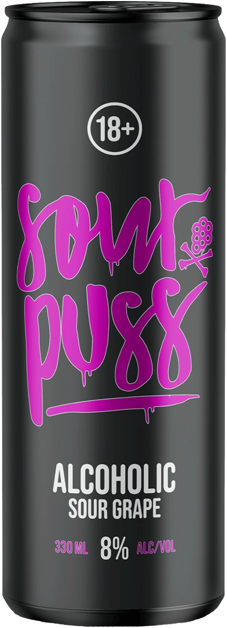 Sour Puss Grape RTD 330ml