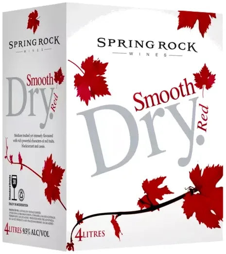 Buy Spring Rock Smooth Dry Red 4L Online at Bottle Stop