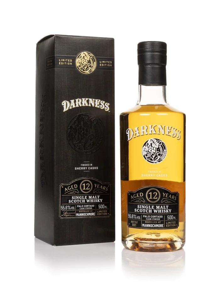 Buy The Darkness Mannochmore 12 Year Old Palo Cortado 500ml Online at Bottle Stop