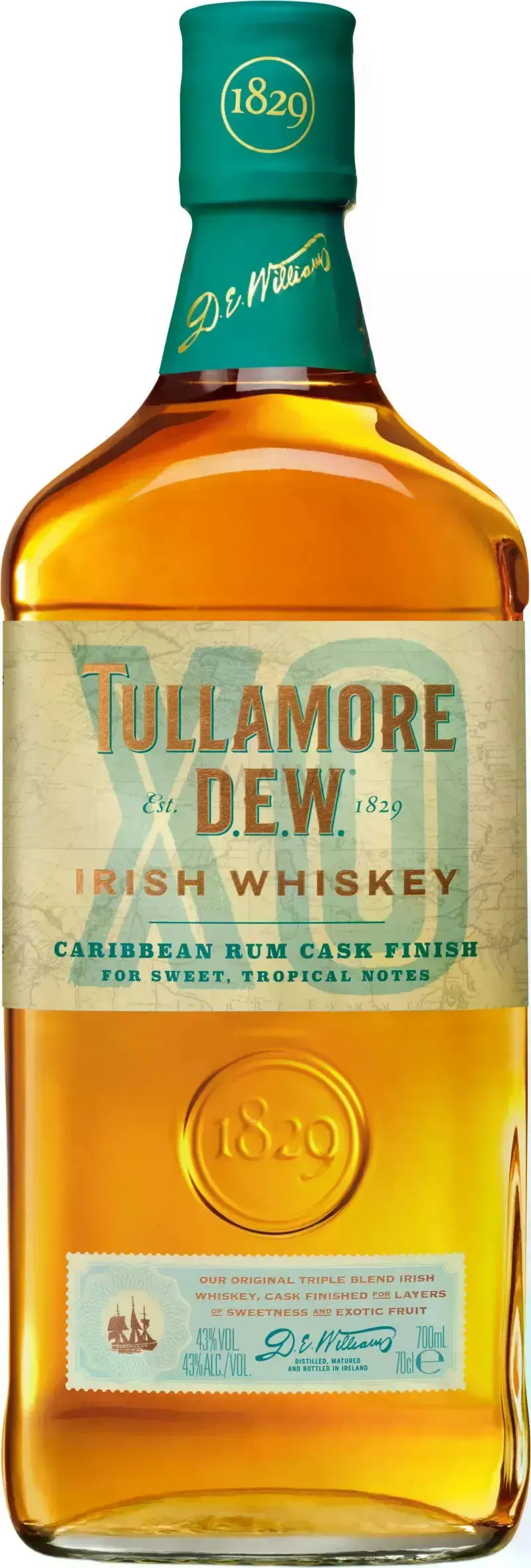 Buy Tullamore Dew Caribbean Cask Finish XO Rum 700ml Online at Bottle Stop
