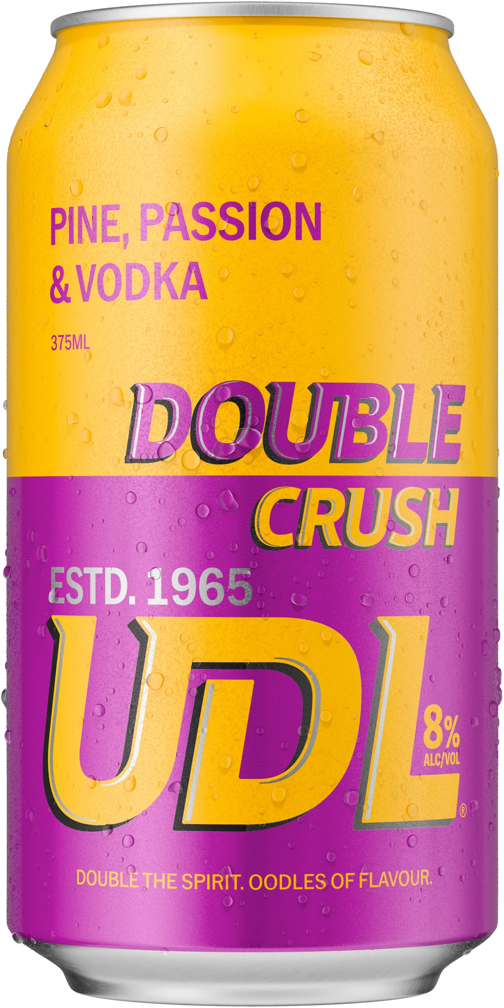 UDL Double Crush Pine Passion 8% 24 Pack Cans 375ml