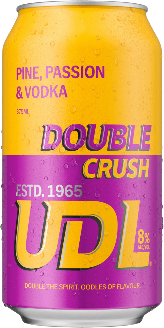 UDL Double Crush Pine Passion 8% 24 Pack Cans 375ml